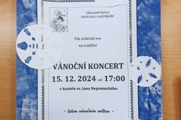 VÁNOČNÍ KONCERT 15.12. 2024