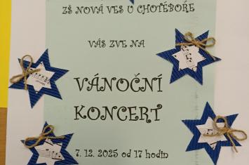 POZVÁNKA NA VÁNOČNÍ KONCERT  7.12. 2025 OD 17:00 hod.